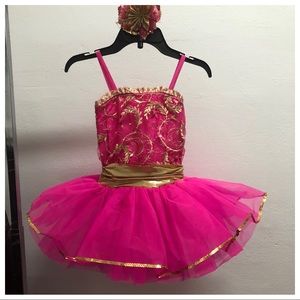 Ballet tutu costume pink small child